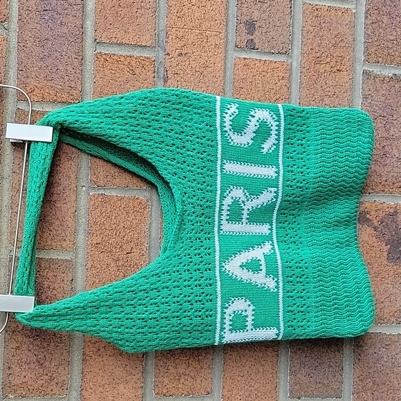 PARIS Crochet tote bag - NWOT - Picture 5 of 6